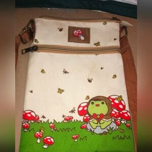 Mushroom Frog Crossbody Purse/ Satchel